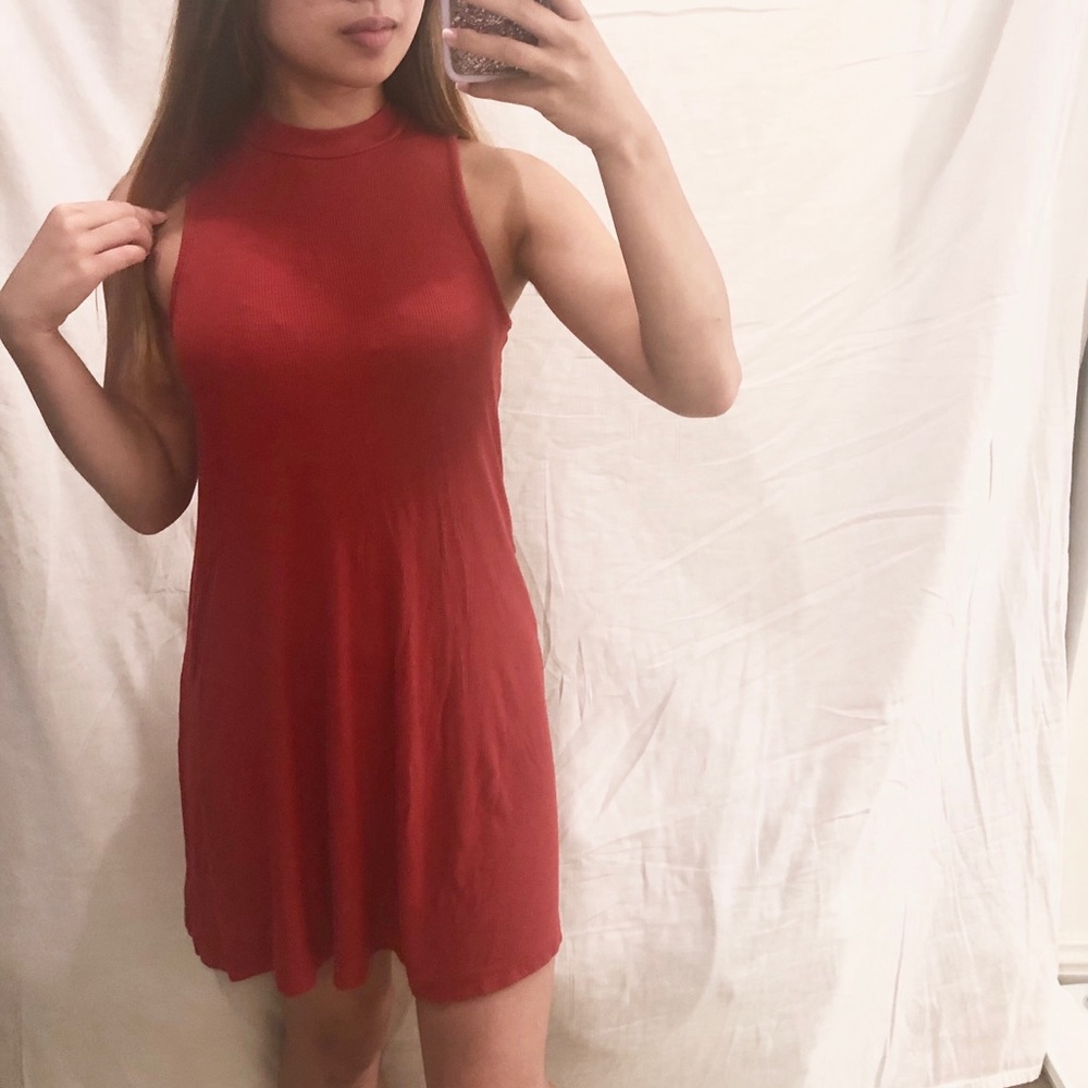 💫mock neck shift dress